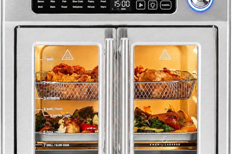 Emeril Lagasse 26QT French Door Multi-Function Air Fryer Toaster Oven